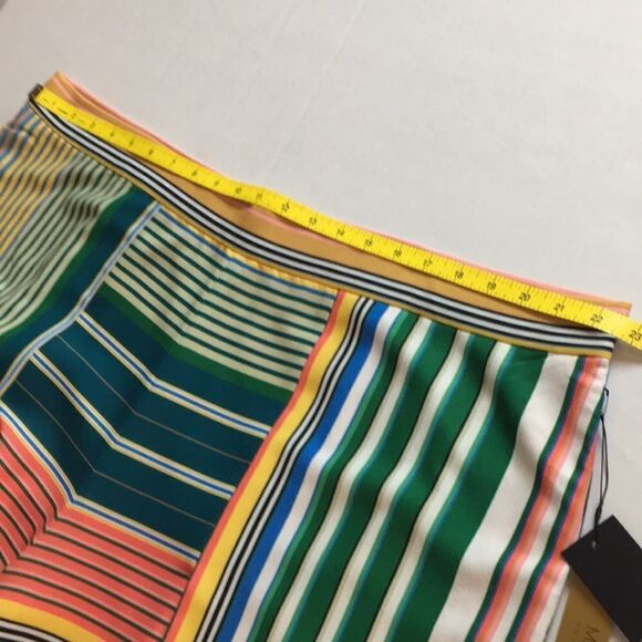 Maree Pour Toi Striped Pink and Green Slit Pants Sz 22 - Picture 14 of 16